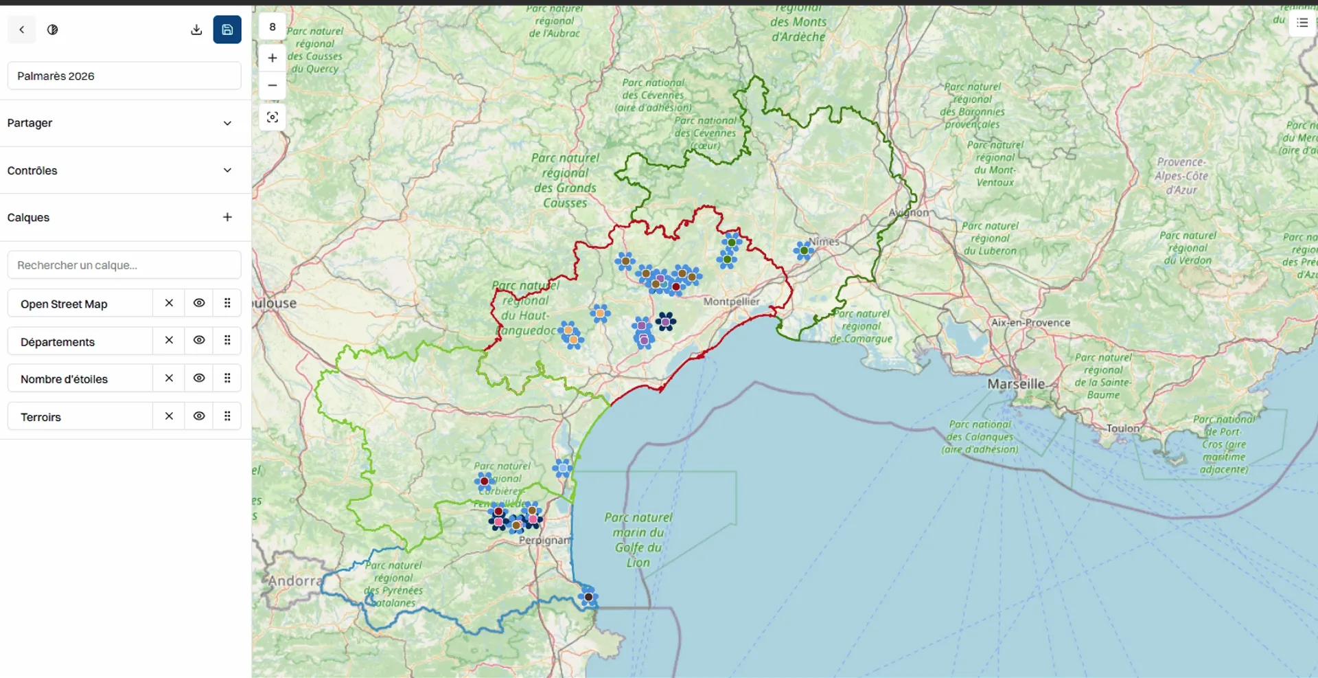 Partagez votre carte