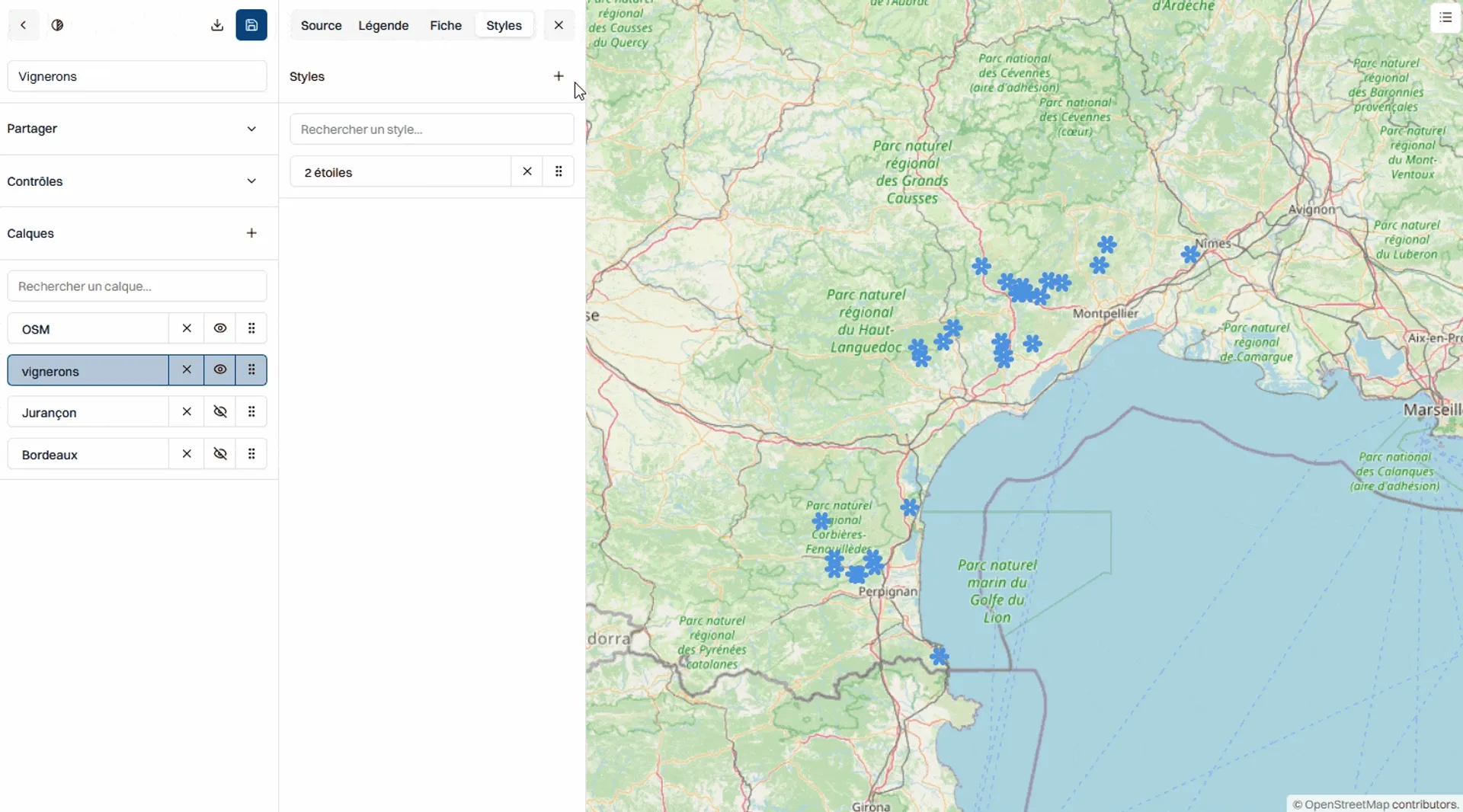 Personnalisez les styles